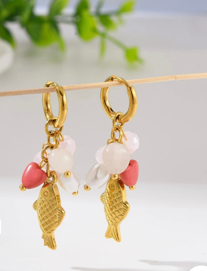 Boucles d’oreilles puces Sirena