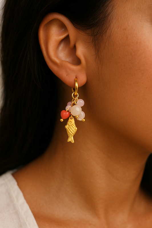 Boucles d’oreilles puces Sirena