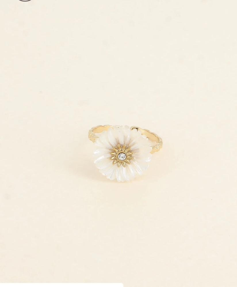 Bague nacrée Alba